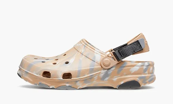Crocs All-Terrain Marbled Clog Tan Multi