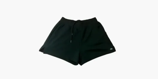 Alo Yoga Low Key Sweat Short Black