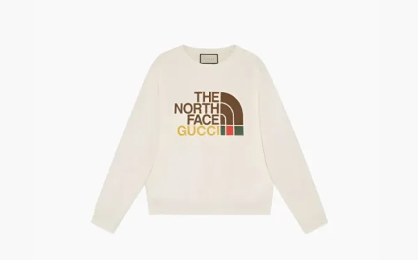 Gucci x The North Face Cotton Sweatshirt Ivory