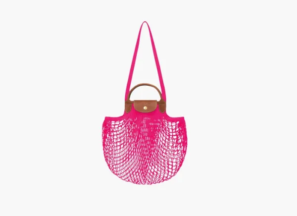 Longchamp Le Pliage Filet Top Handle Bag  Candy