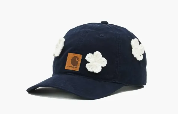 Carhartt Floral Applique Cap Navy