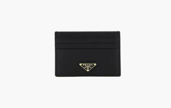 Prada Saffiano Card Holder Black