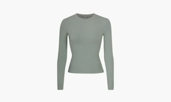 SKIMS Long Sleeve T-shirt Green