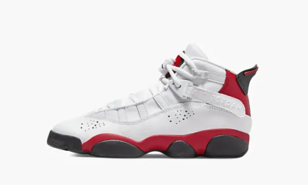 Air Jordan 6 Rings GS White Red
