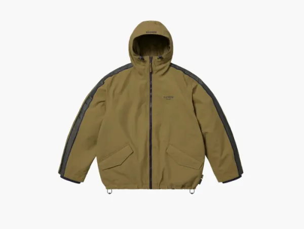 Supreme GORE-TEX Stripe Hooded Jacket Olive