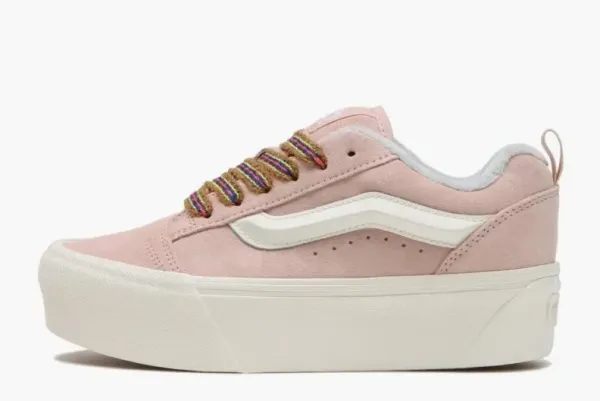 Vans Knu Stack Pink Multi-Color Laces
