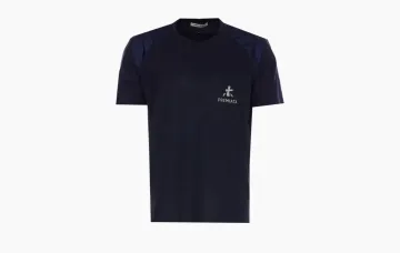 Premiata Men Logo T-Shirt Dark Blue