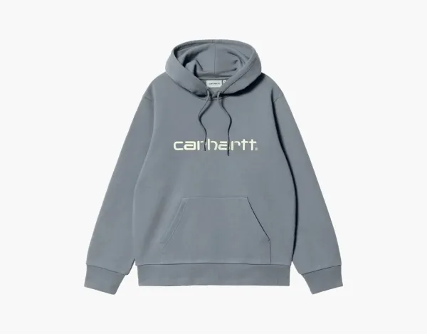 Carhartt WIP Hooded Carhartt Sweatshirt Grey White