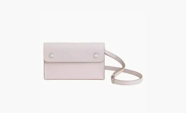 Hermès Snap Cow Leather Shoulder Bag Light Purple