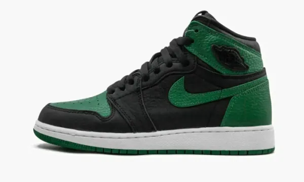 Air Jordan 1 High Retro GS Pine Green Black
