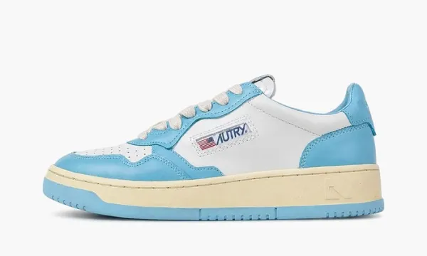 Autry Medalist Low White Blue