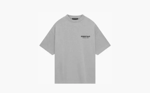 Fear of God Essentials Jersey Crewneck Tee Light Heather Grey