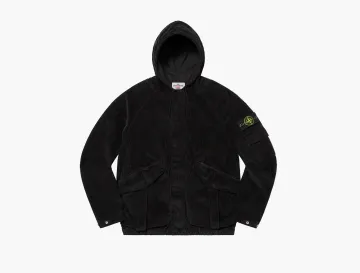 Supreme x Stone Island Corduroy Jacket Black