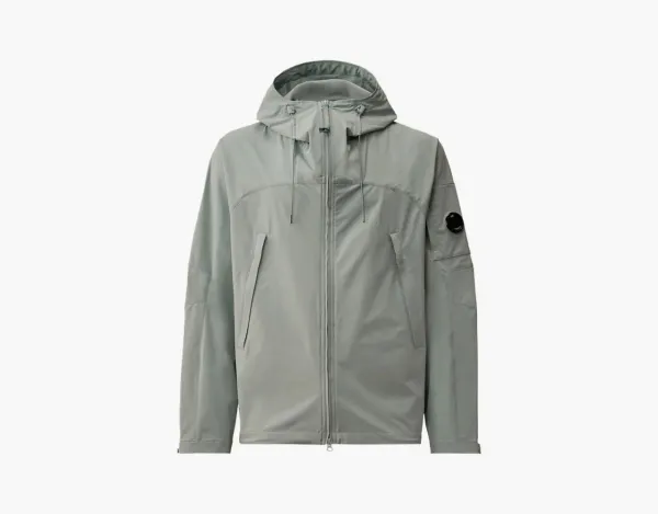 C.P. Company Pro-Tek Hooded Lens Jacket Silver Blue
