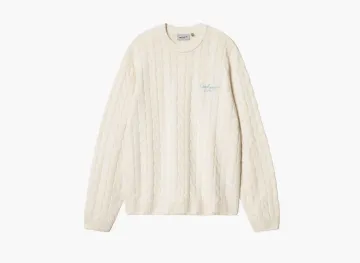 Carhartt WIP Signature Knit Crew Sweater Natural 