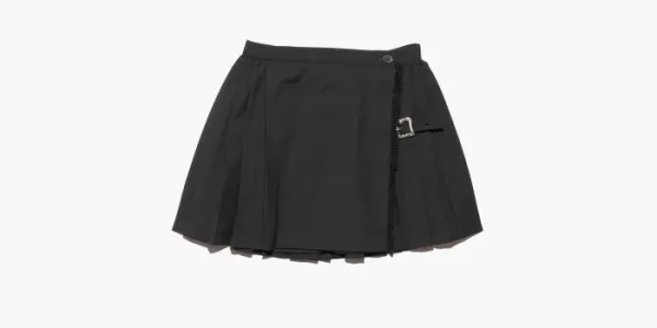 Enfants Riches Déprimés Pleated Mini Skirt Black