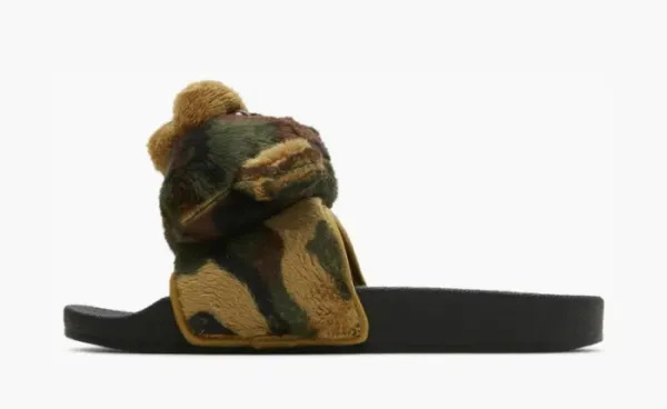 Adidas Jeremy Scott x Adilette Slide Camo Teddy