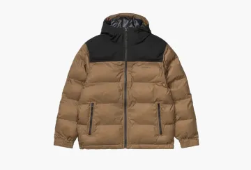 Carhartt WIP Larsen Puffer Jacket Hamilton Brown/Black