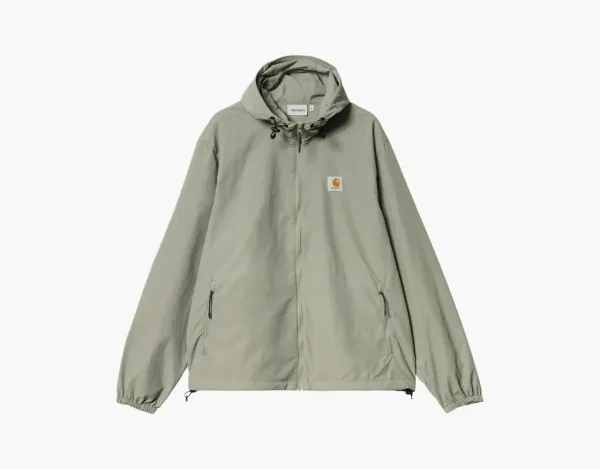 Carhartt WIP Hooded Zip Windbreaker Jacket Sage