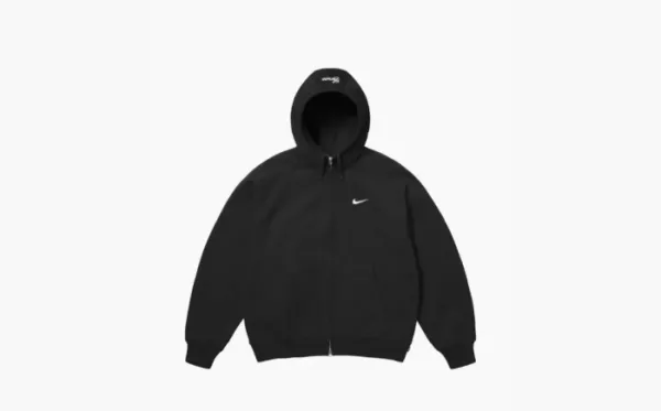 Supreme X Nike Zip Up Hooded Black