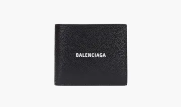 Balenciaga Cash Square Folded Wallet Black