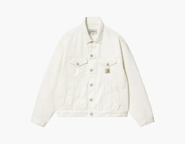 Carhartt WIP Helston Denim Jacket Off-White