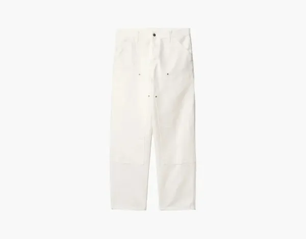 Carhartt WIP Double Knee Work Pants White
