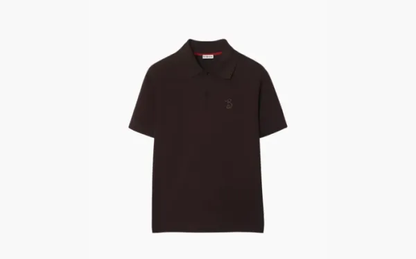 Burberry Embroidered logo Polo Peat