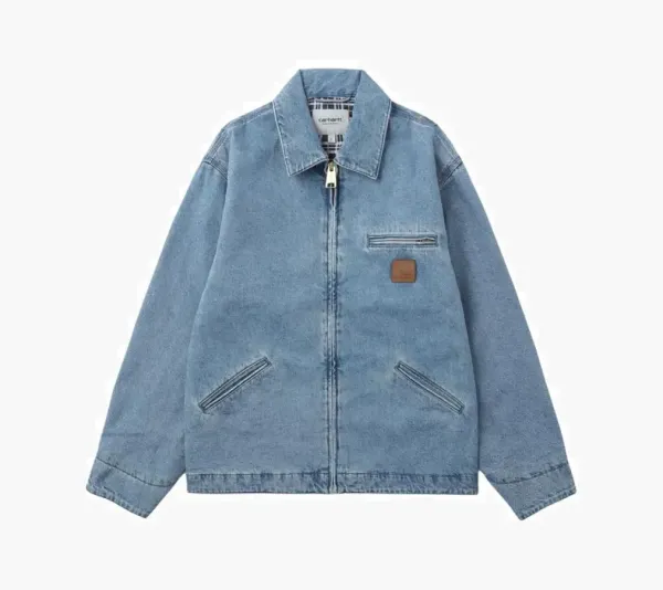 Carhartt WIP Denim Detroit Jacket Light Blue