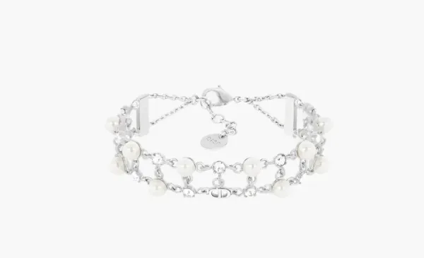 DIOR Petit CD Treasure Bracelet WMNS Silver