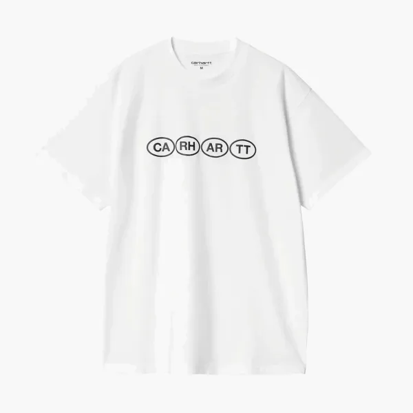 Carhartt WIP Jazzy Bubble Logo T-Shirt White