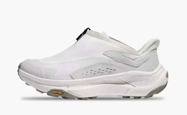 Hoka Project Transport White Cosmic Grey