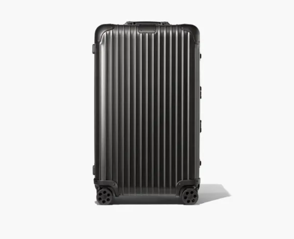 Rimowa Original Trunk Large Aluminum Suitcase Black (90 L)