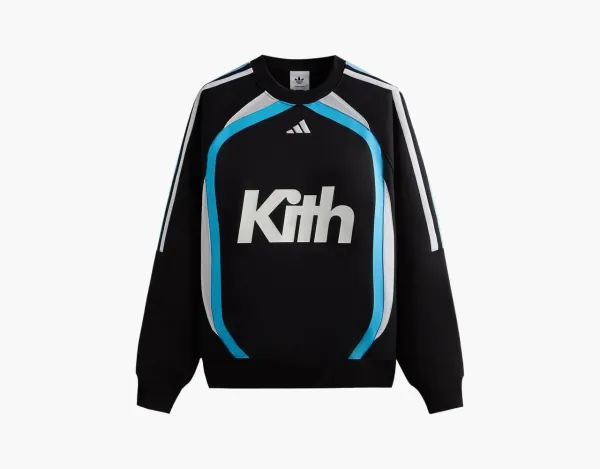 Kith x Adidas Football Crewneck Black