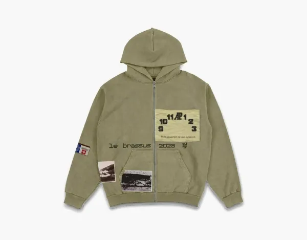 Travis Scott x Audemars Piguet FW23 Hanfu Hoodie Olive