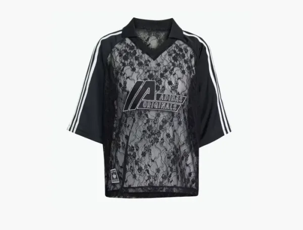 Adidas Originals Lace Jersey T-Shirt Black