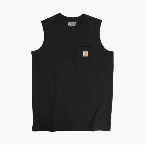 Carhartt Pocket Tank Top Black