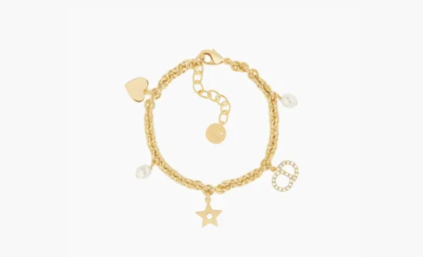 Dior Petit CD Lucky Charms bracelet With Gold