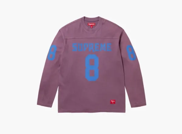 Supreme Affiliated L/S Football Top Dusty Purple