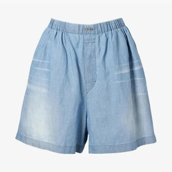 Acne Studios Light Denim Shorts Mid Blue