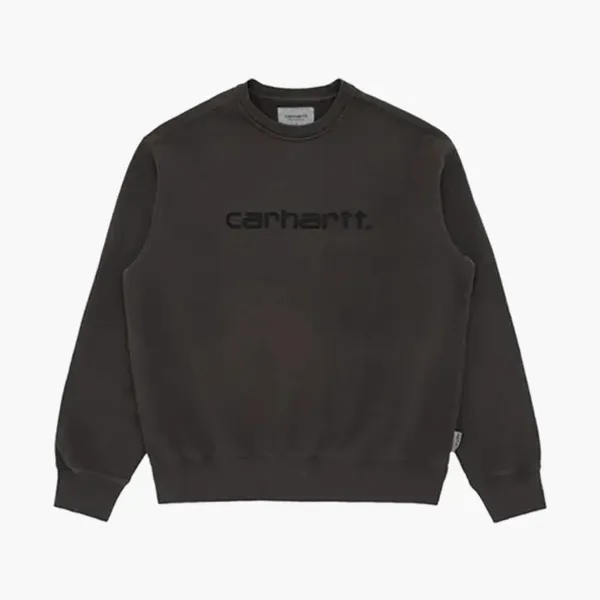 Carhartt WIP Script Sweatshirt Washed Black