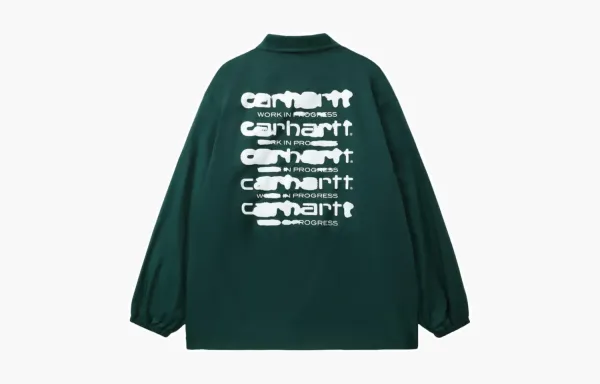 Carhartt WIP Print Coach Overshirt Green