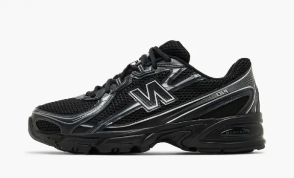 New Balance 740v2 Black Silver Metallic