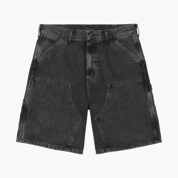 Carhartt WIP Double Knee Short Washed Black