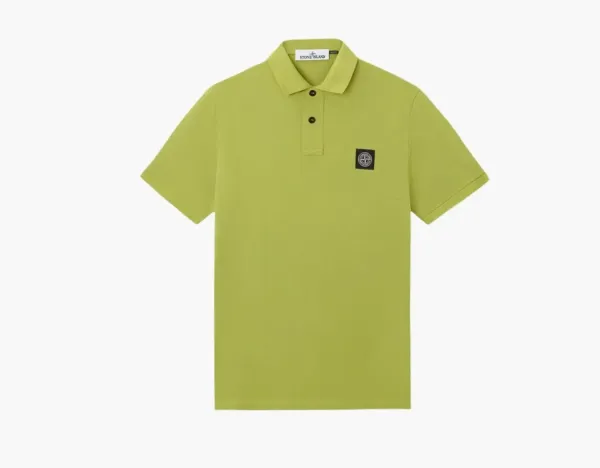 Stone Island Compass Polo Shirt Green
