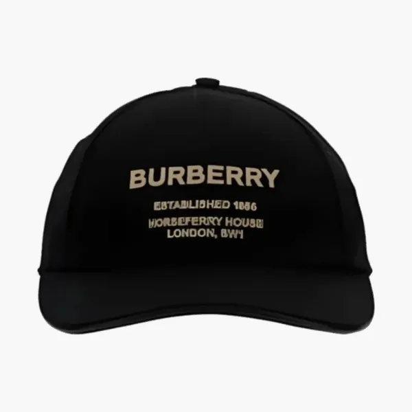 Burberry Peaked Cap Black