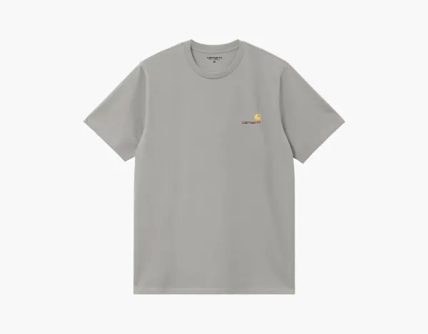 Carhartt WIP American Script T-Shirt Grey