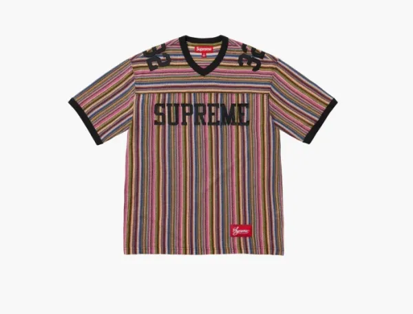 Supreme Open Knit Football Top  Multicolor