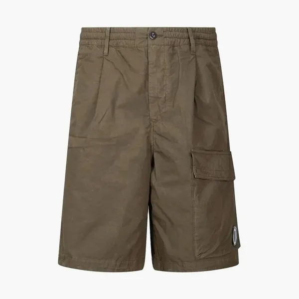 C.P. Company Micro-Reps Boxy Lens Shorts Khaki