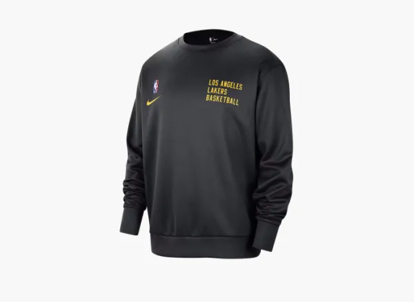Los Angeles Lakers Spotlight x Nike Dri-Fit NBA Crew-Neck Sweatshirt Black